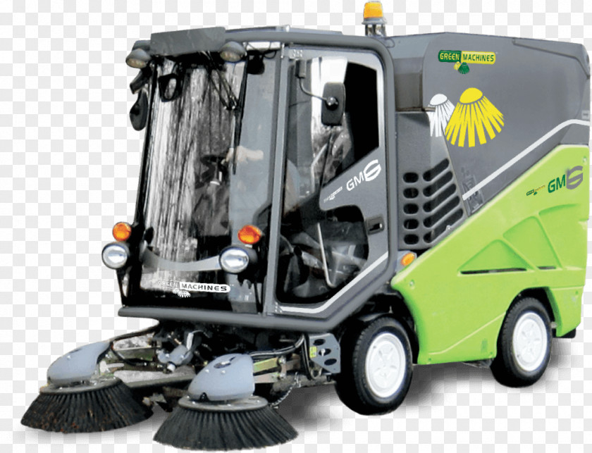 Cloude Machine Floor Scrubber Street Sweeper Vehicle Tennant Company PNG