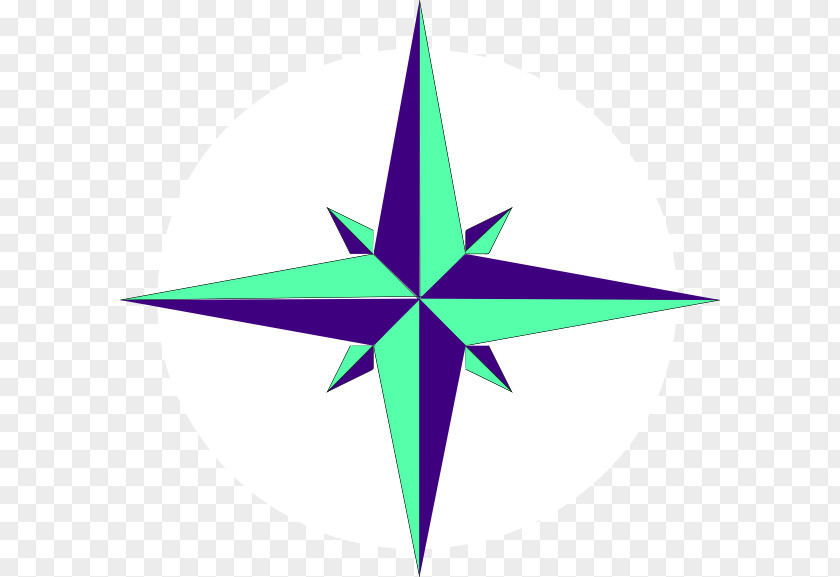 Compass Star Rose Clip Art PNG
