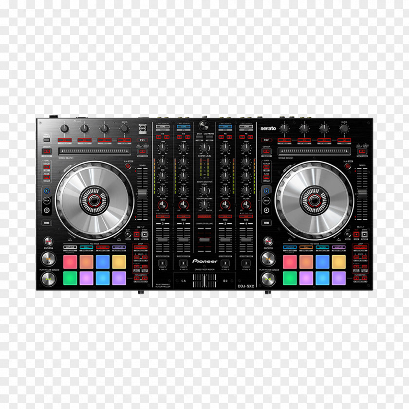 DJ Controller Pioneer Disc Jockey DDJ-SX2 Serato Audio Research PNG