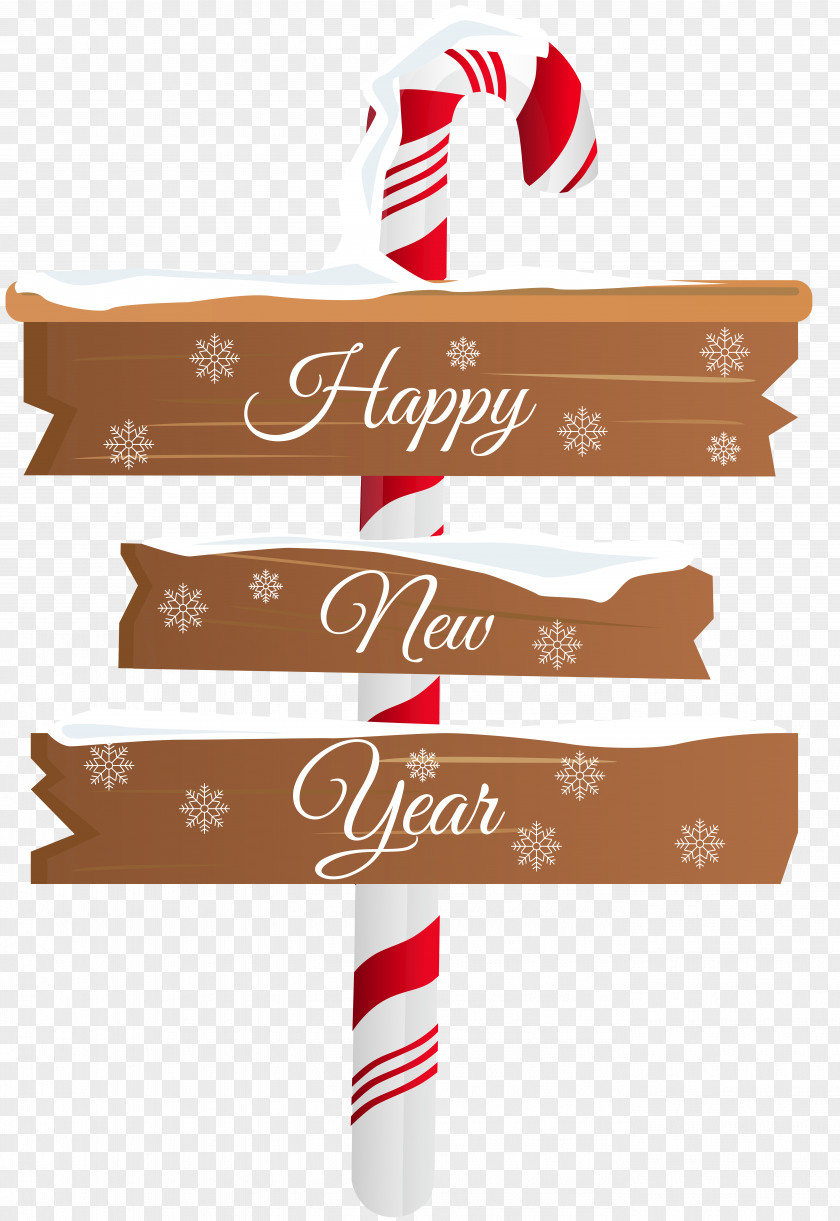 Happy New Year Sign PNG Clip Art Year's Day Christmas PNG
