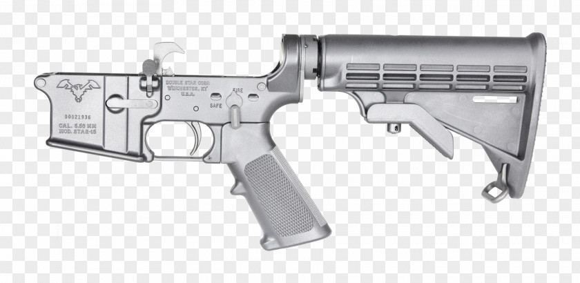 Lower Trigger Firearm Stock Receiver Air Gun PNG