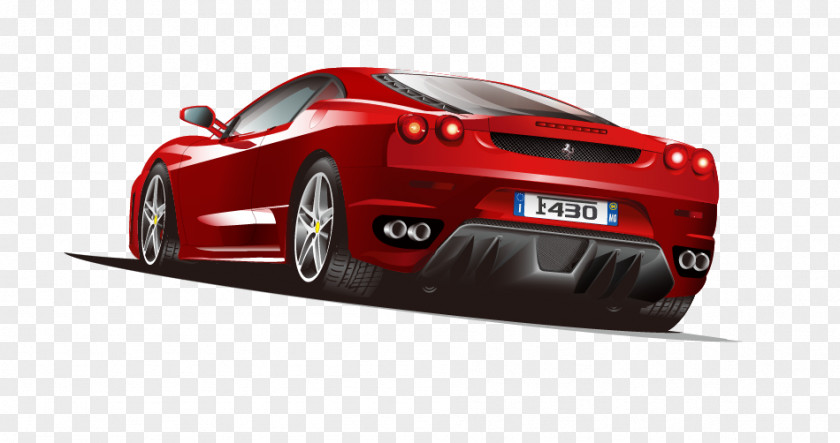 Red Luxury Car Maranello Enzo Ferrari Sports PNG