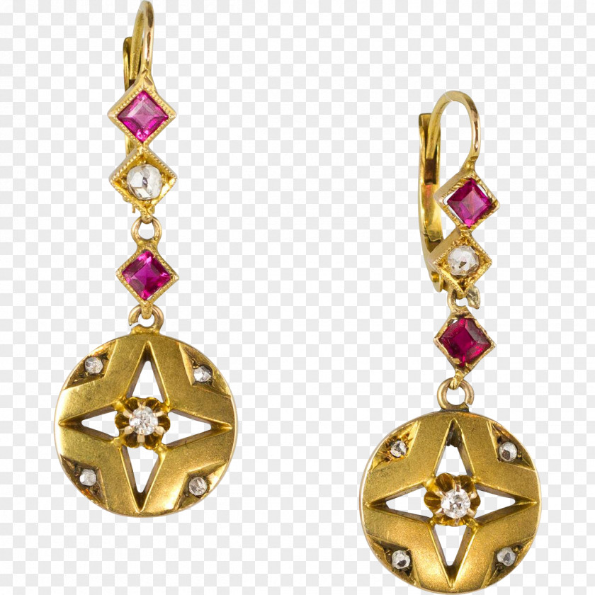 Ruby Earring Jewellery Gemstone Clothing Accessories PNG