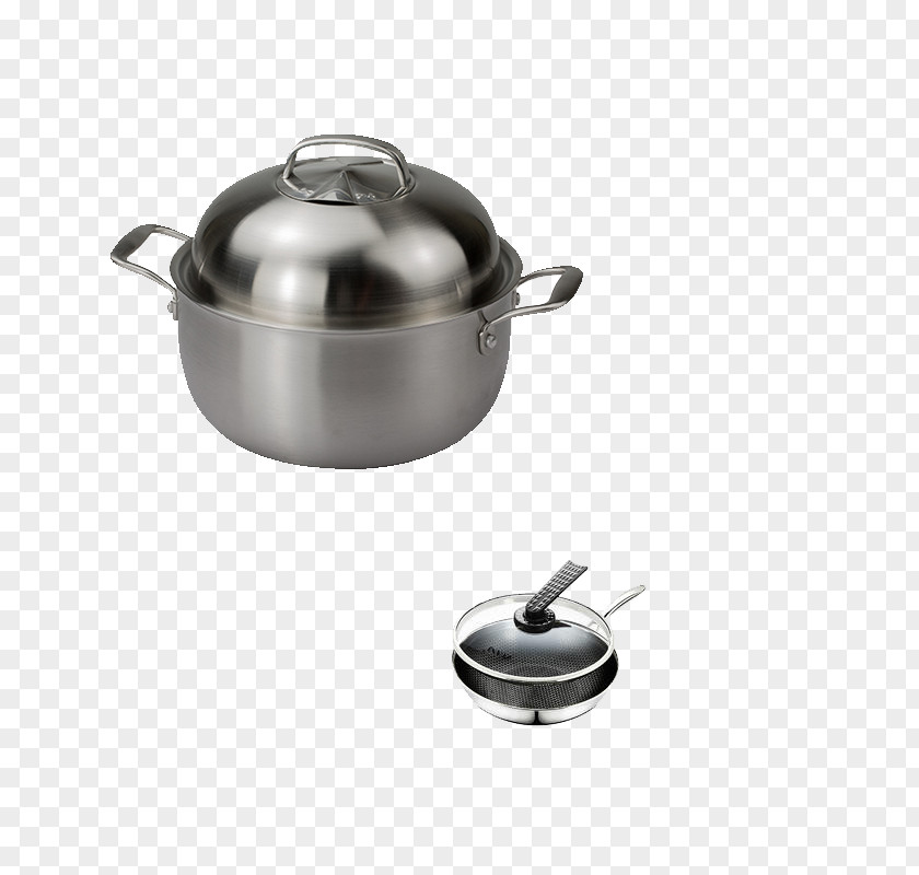 Steel Cooking Pot Wok Cookware And Bakeware Stock Olla PNG