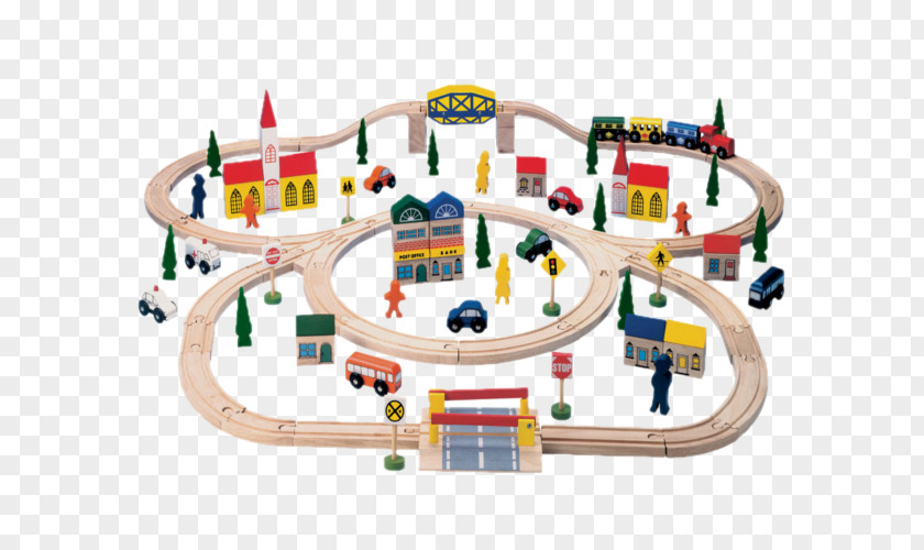 Train Mentari Treinset Toy Houten Treinbaan Track PNG