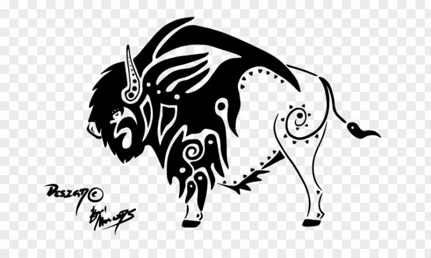 Bison American Art Drawing Buffalo PNG