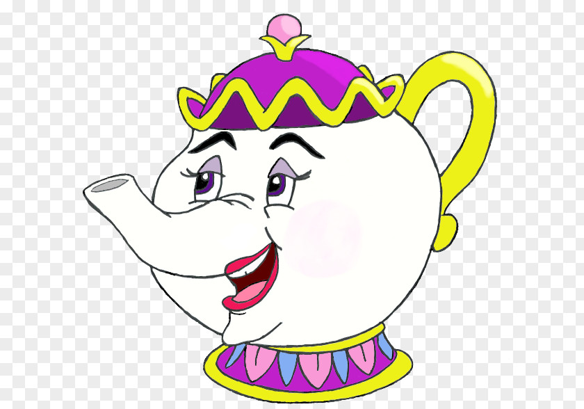 Chip Belle Mrs. Potts Cogsworth Beast PNG