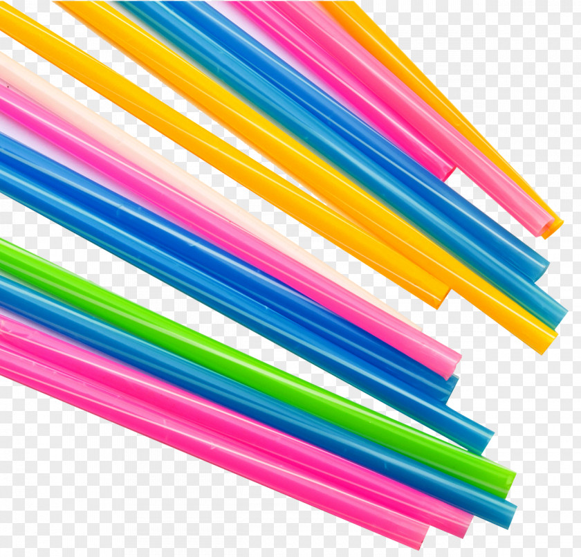 Colorful Straw Drinking Plastic Download PNG