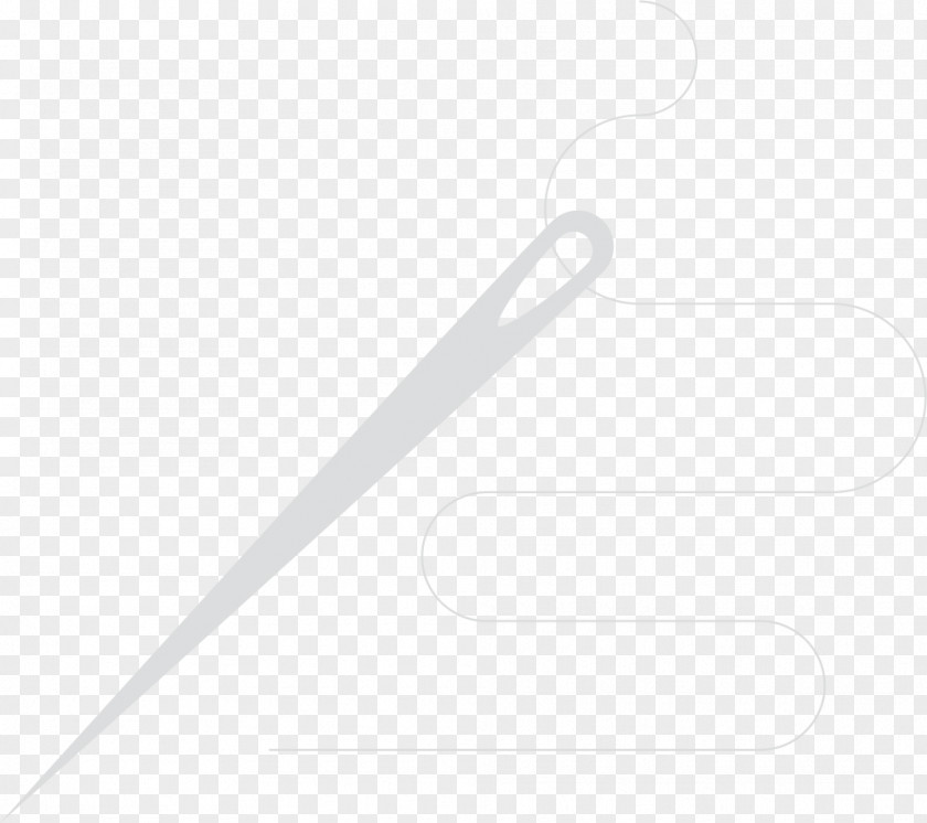 Gray Needle And Thread White Black Pattern PNG
