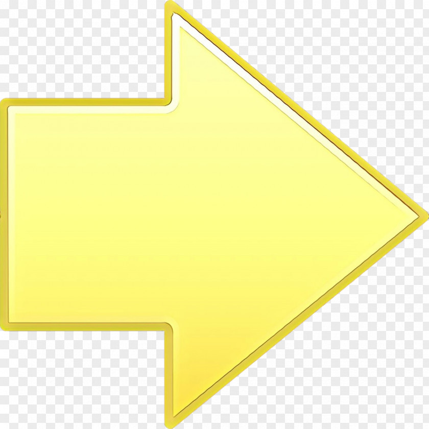 Paper Product Yellow Arrow PNG