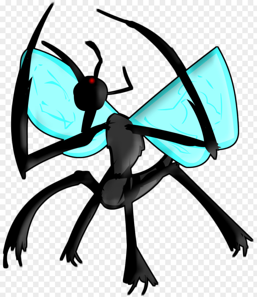 Stalker Creepy Story Clip Art Insect Cartoon Character Black PNG