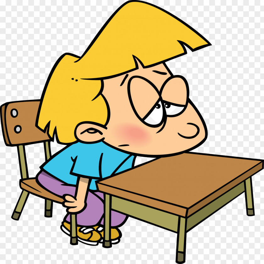 Students Cartoon Boredom Clip Art PNG