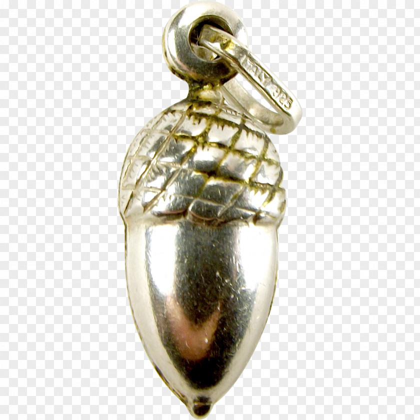 Acorn Squash Jewellery Silver Locket Charms & Pendants 01504 PNG