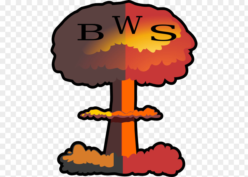 Atomic Bomb Clipart Nuclear Weapon Explosion Warfare Clip Art PNG
