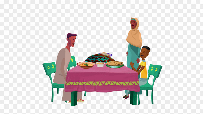 Iftar Abstract Gathering Product Design Ramadan Illustration PNG