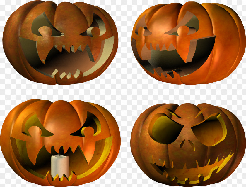 Trick Or Treat Pumpkin Halloween Calabaza Clip Art PNG