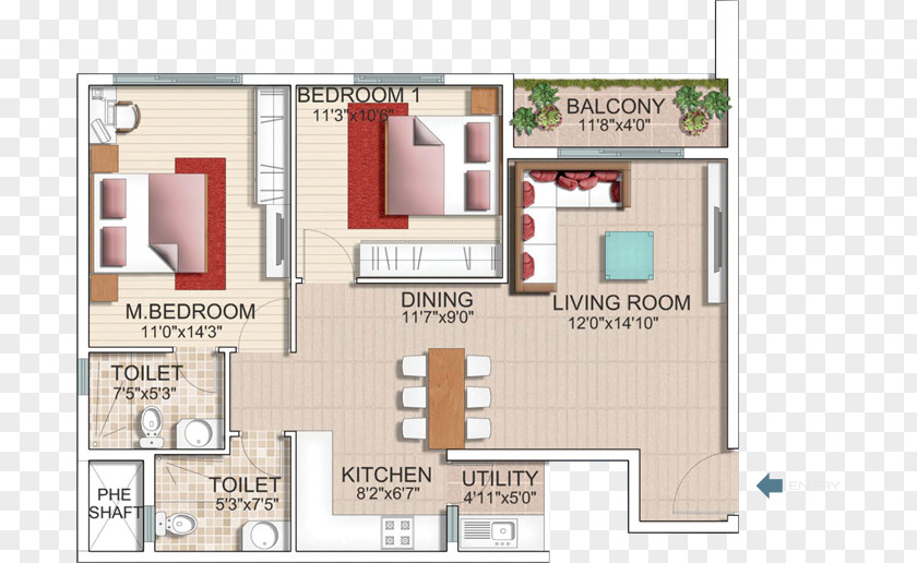Real Estate Ads Floor Plan SJR Primecorp Parkway Homes Apartment Square Foot House PNG
