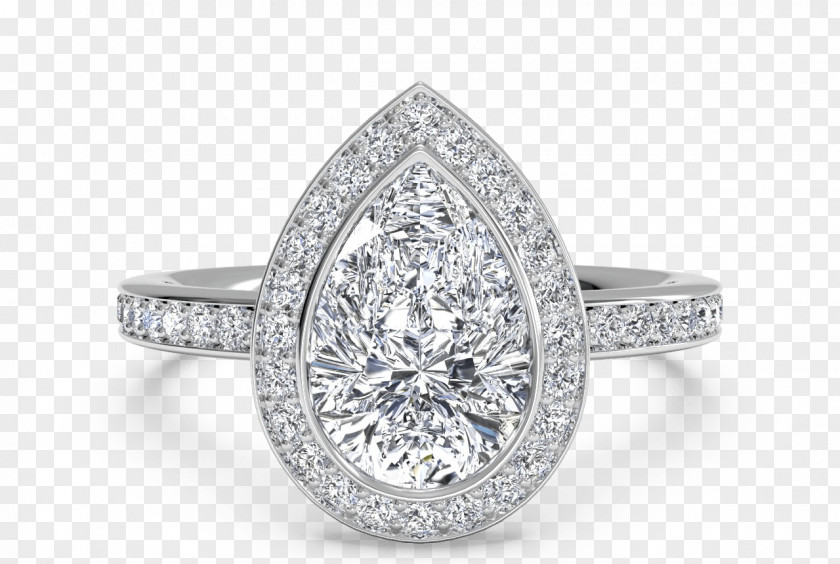 Ring Engagement Diamond Cut Brilliant PNG