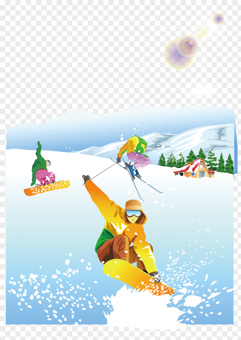 Snow Ski Winter Tourism Creatives Skiing Sport PNG