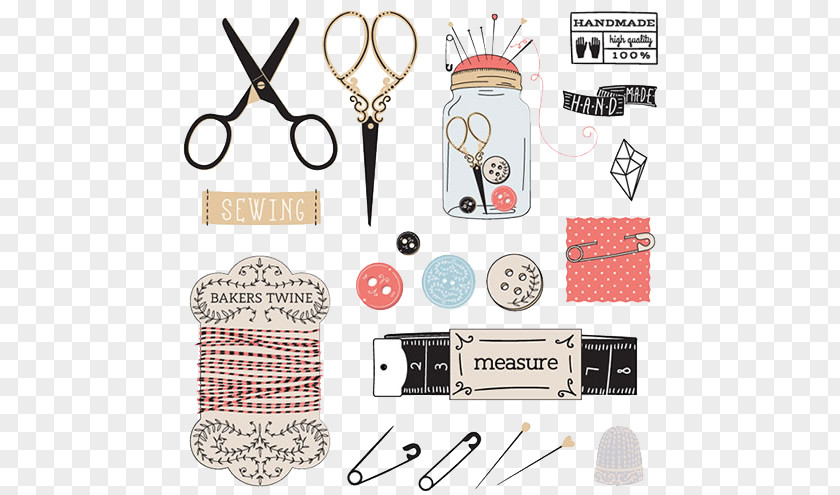 Tailor Tools Sewing Needle Clip Art PNG
