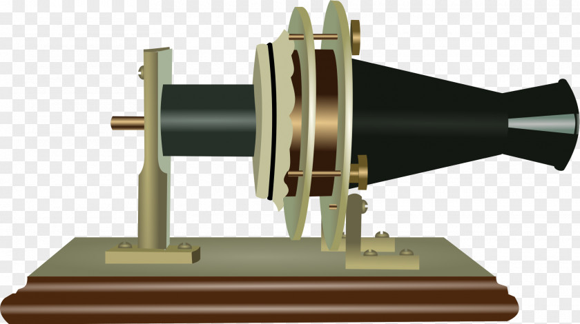 1st The First Telephone 1870s Microphone Invention PNG