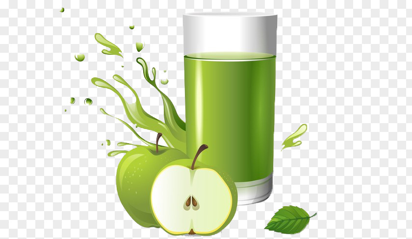 A Cup Of Apple Juice Orange Illustration PNG