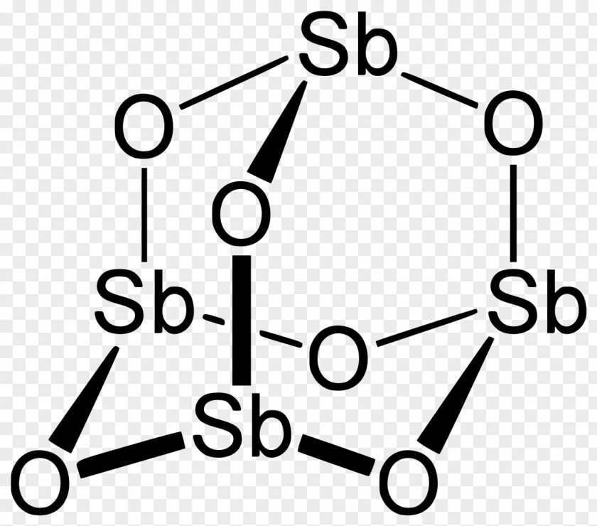 Antimony Trioxide Chemical Formula PNG