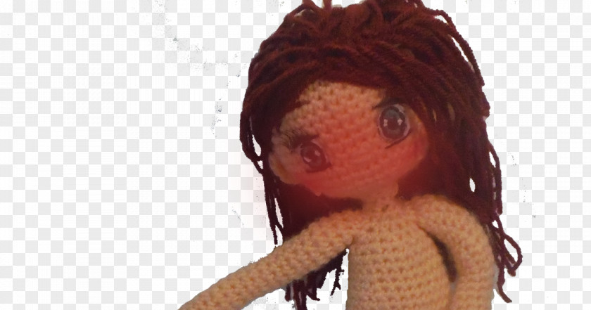 Doll Amigurumi Crochet Child Long Hair PNG