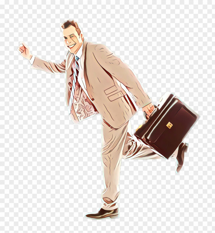 Standing Briefcase Fashion Footwear Suit PNG