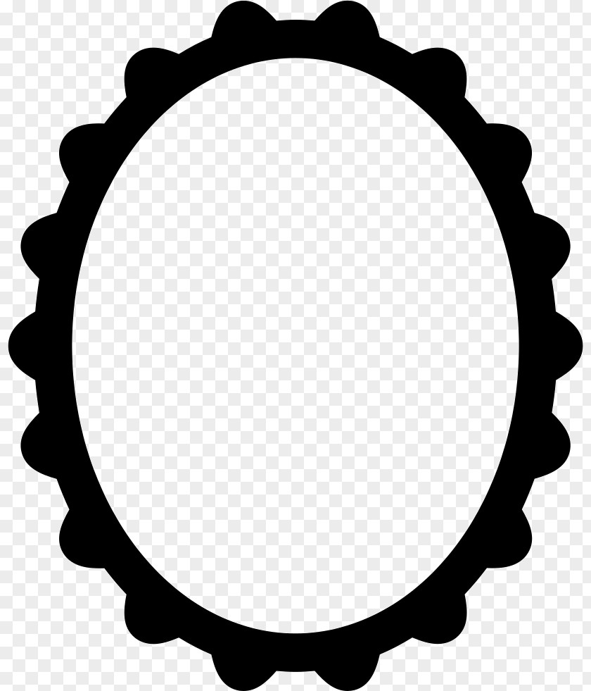 Vector Frames Oval Shape Clip Art PNG
