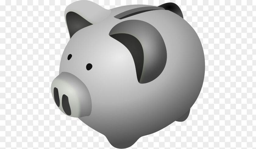 Bank Piggy Money Clip Art PNG