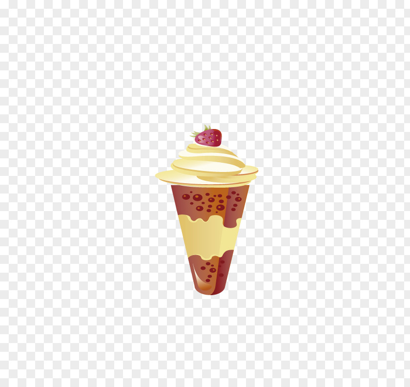 Delicious Cones Ice Cream Milkshake Strawberry PNG