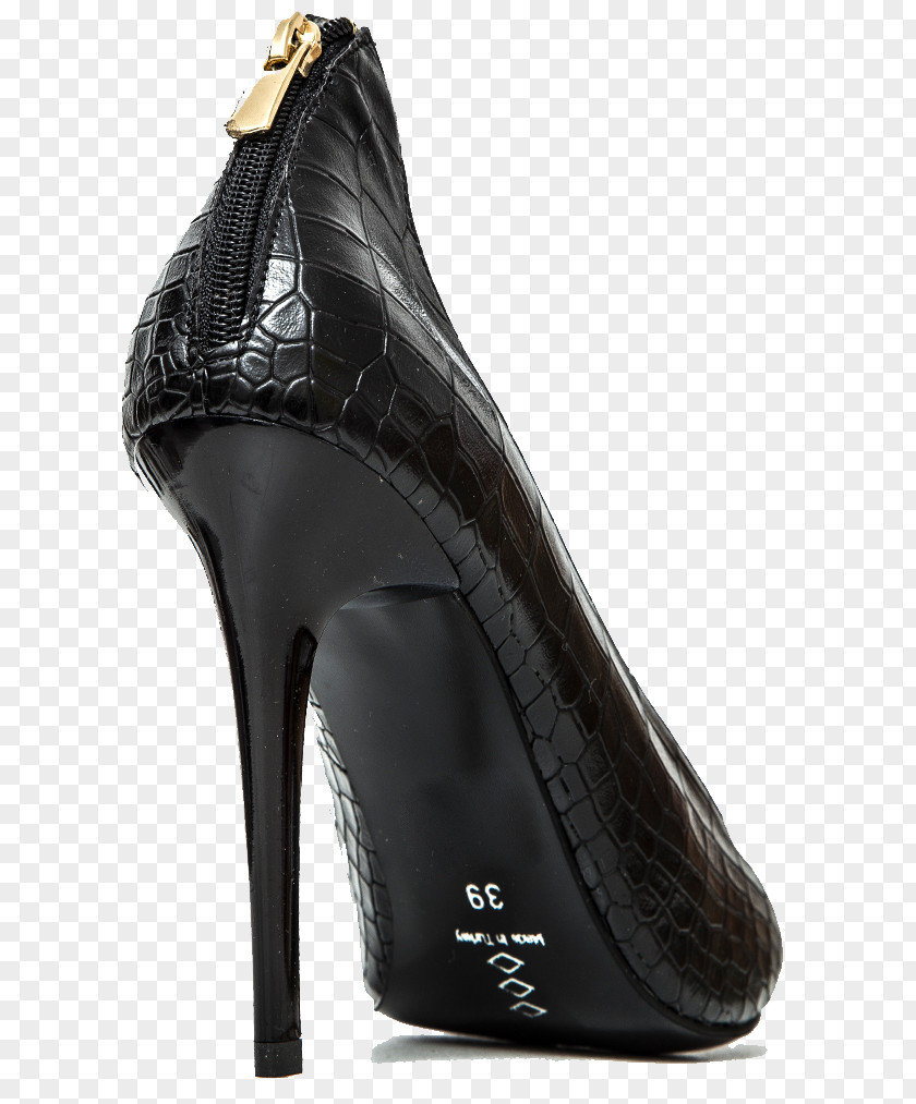 Fermuar Heel Shoe Pump Black M PNG