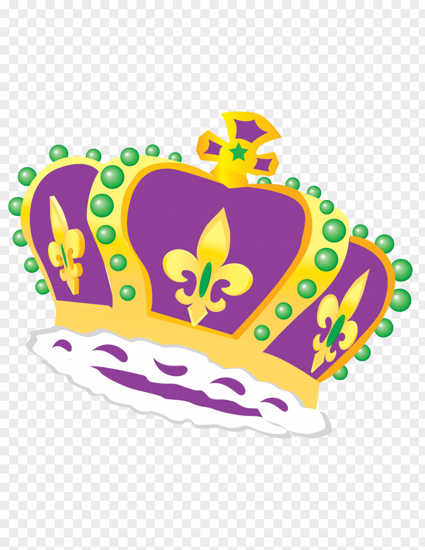 Mardi Gras Masquerade King Cake In New Orleans Clip Art PNG