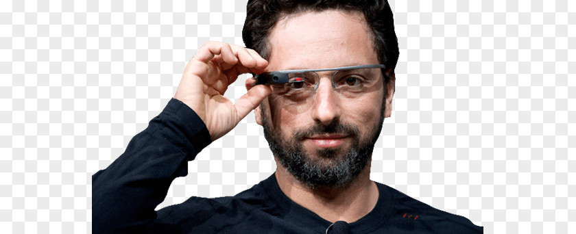 Sergey Brin Google Glass PNG Glass, man wearing black shirt clipart PNG