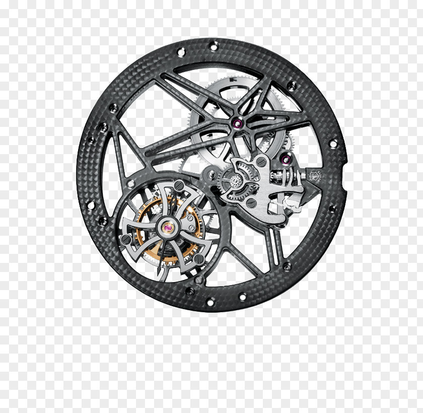 Watch Roger Dubuis Movement Skeleton Tourbillon PNG