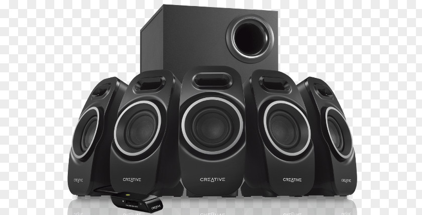 5.1 Surround Sound Creative A550 Loudspeaker Technology PNG