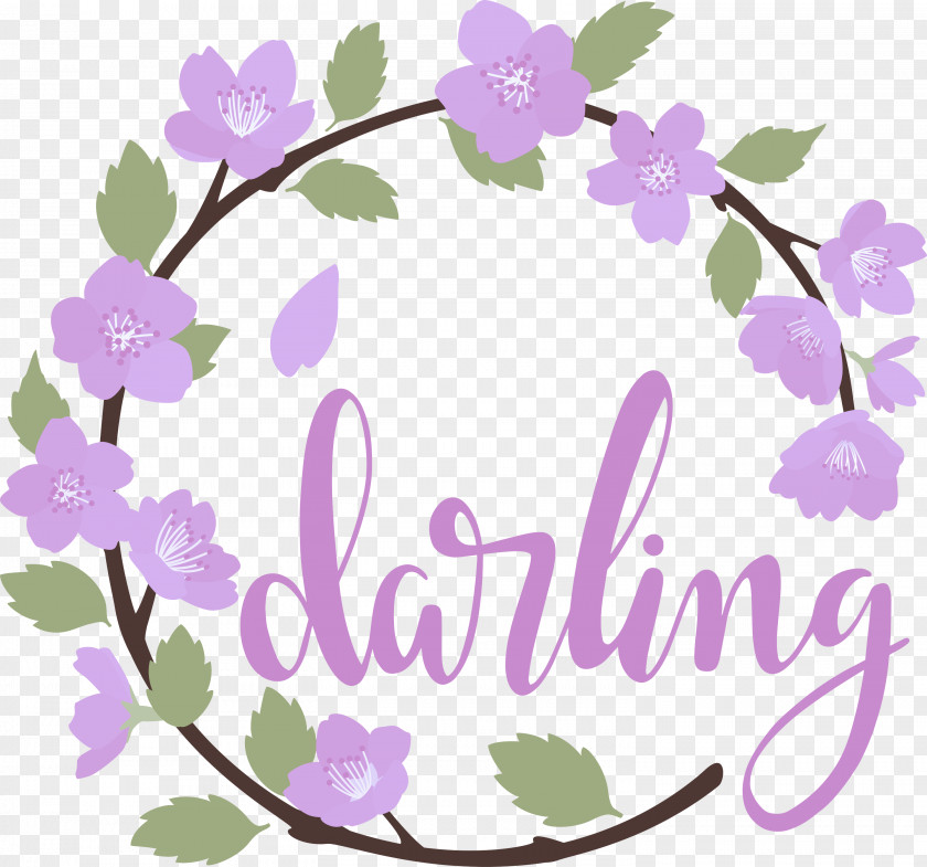 Darling Wedding PNG