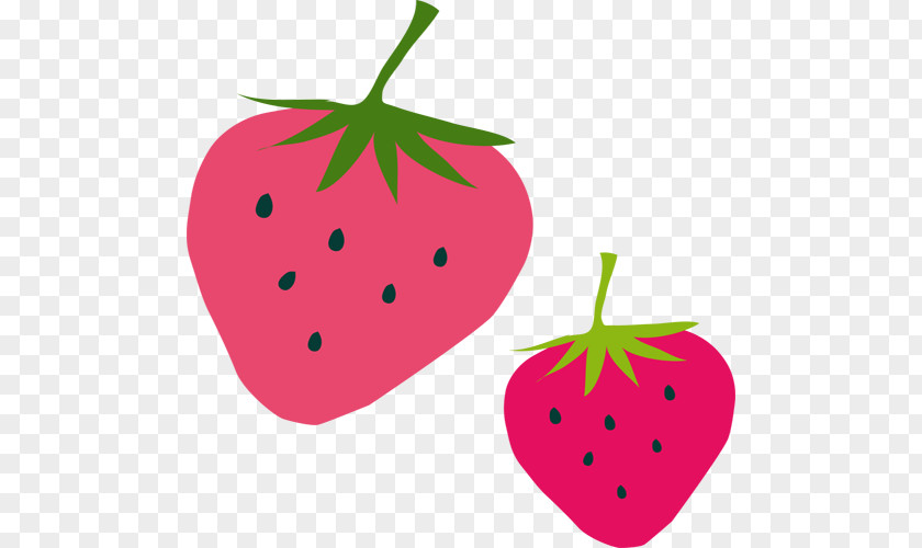 Lovely Strawberry Fruit Clip Art PNG