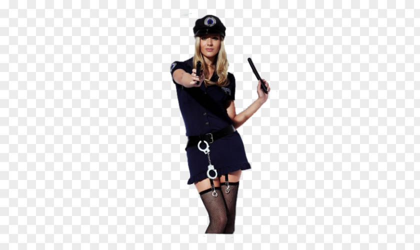 Police Costume Uniform Officer Woman PNG