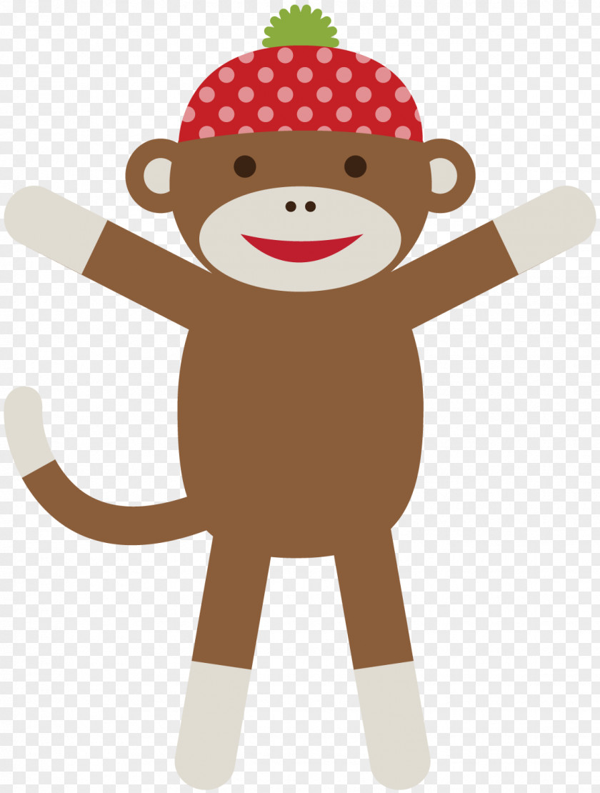 Sock Monkey Character Fiction Clip Art PNG