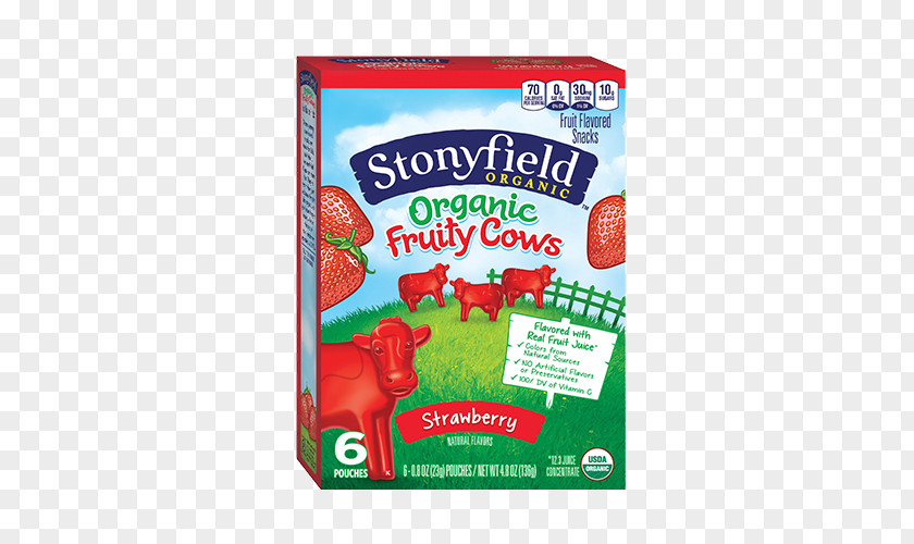 Strawberry Organic Food Juice Stonyfield Farm, Inc. Fruit Snacks PNG