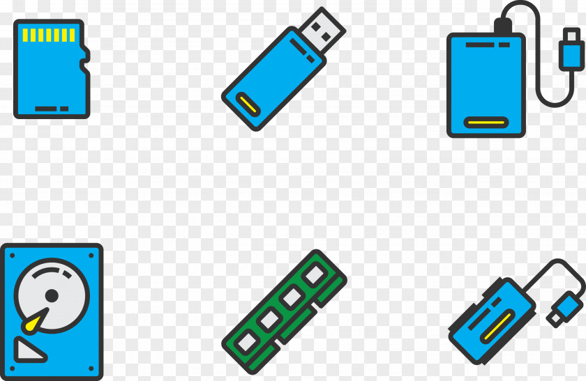 USB Storage Card Euclidean Vector Electronics Brand PNG
