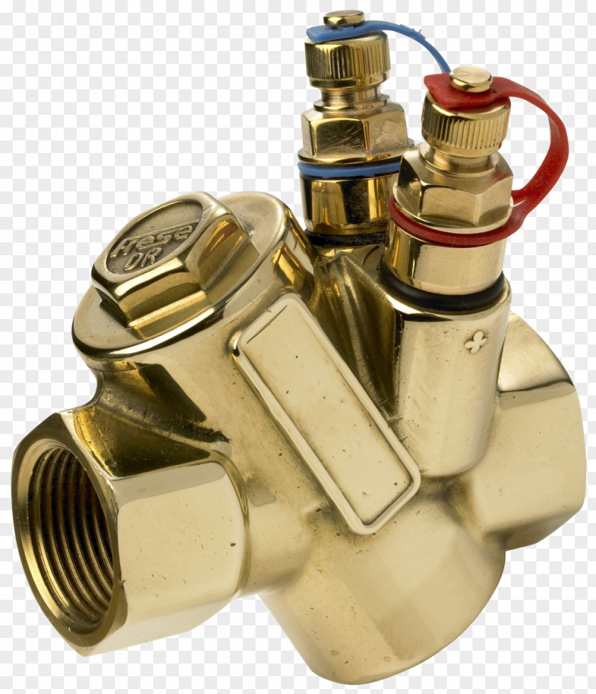 Brass Automatic Balancing Valve Verschraubung Unterputz PNG