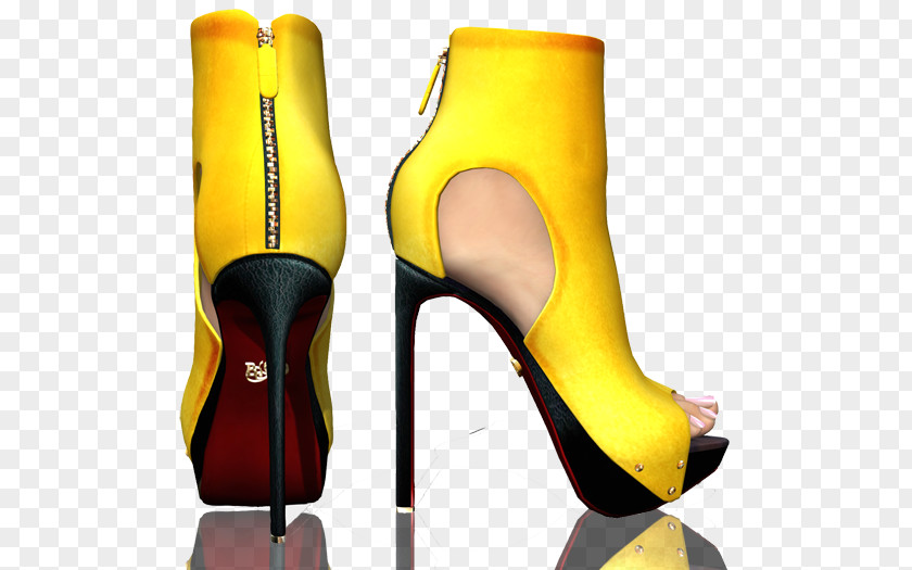 Design High-heeled Shoe PNG