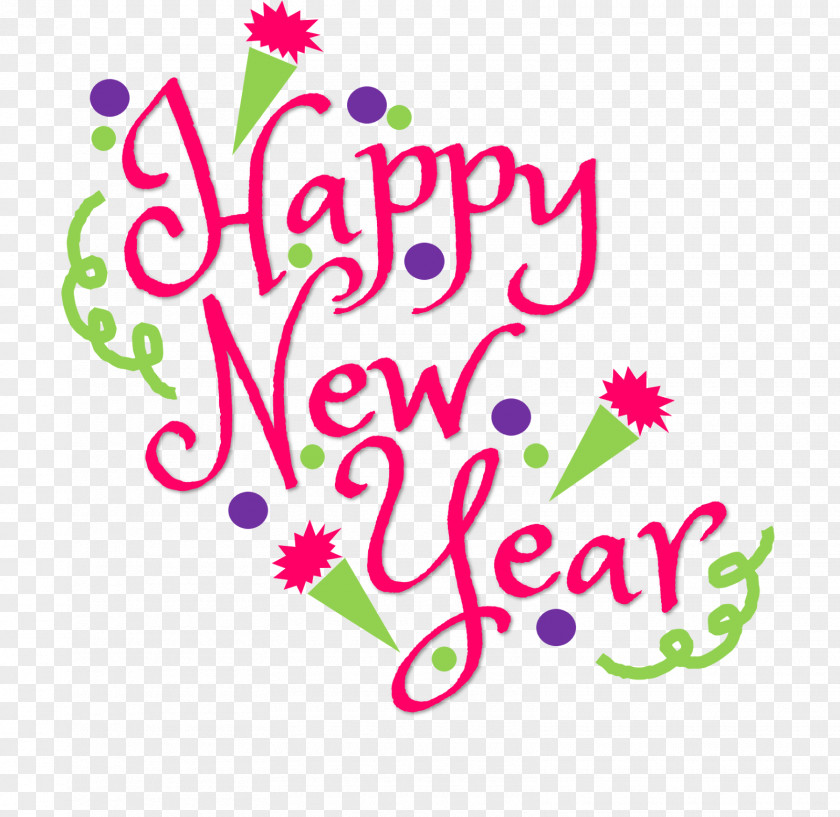 Happy New Year Year's Day Chinese Clip Art PNG