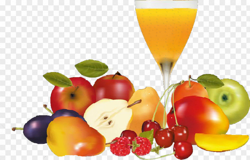 Mango Orange Juice Fruit Drink PNG