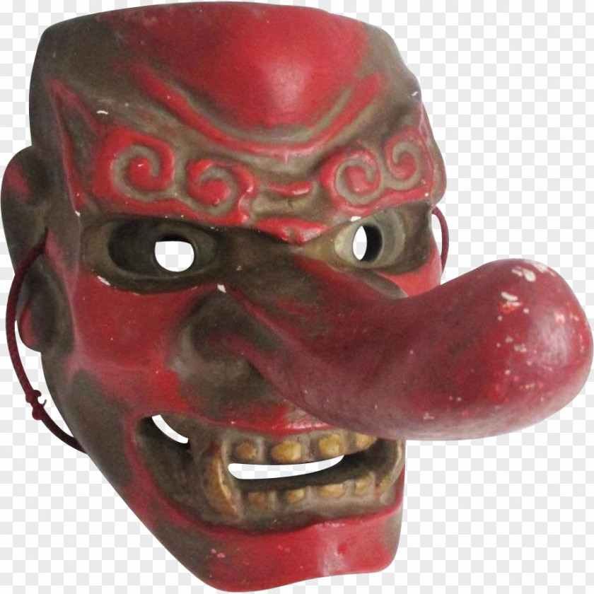 Mask Japanese Folklore Tengu Goblin PNG