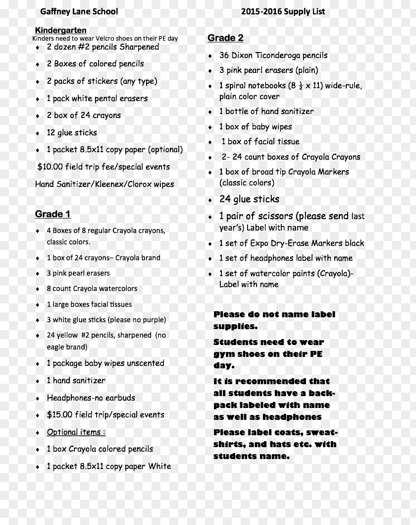 School Supplies Document Line White PNG