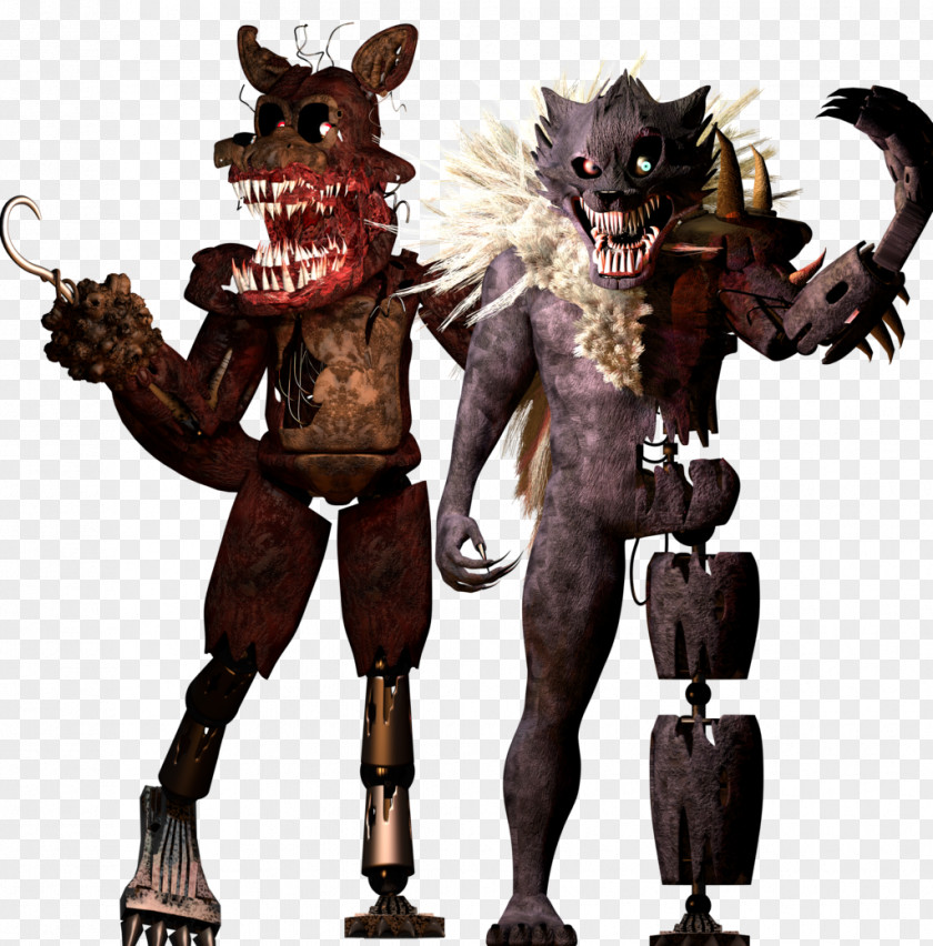 Werewolf Five Nights At Freddy's: The Twisted Ones Freddy's 2 Zoolax Nights:Evil Clowns Free, Escape Challenge Gray Wolf Animatronics PNG